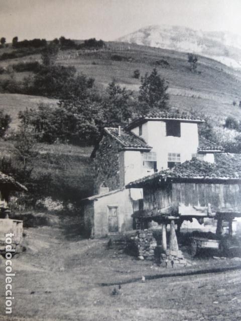 Coleccionismo: ASTURIAS RINC&Oacute;N T&Iacute;PICO ANTIGUA LAMINA HUECOGRABADO