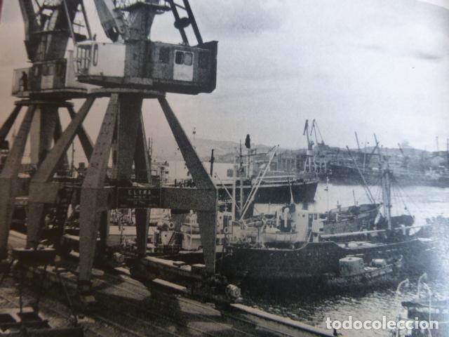 Colecionismo: GIJON ASTURIAS PUERTO DELMUSEL ANTIGUA LAMINA HUECOGRABADO