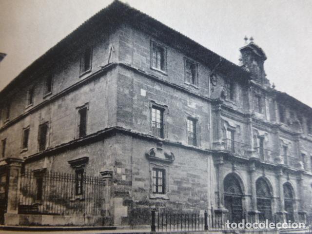 Colecionismo: OVIEDO ASTURIAS MONASTERIO DE SAN PELAYO ANTIGUA LAMINA HUECOGRABADO