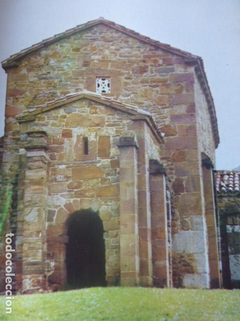 Colecionismo: SANTA CRISTINA DE LENA ASTURIAS ANTIGUA LAMINA HUECOGRABADO