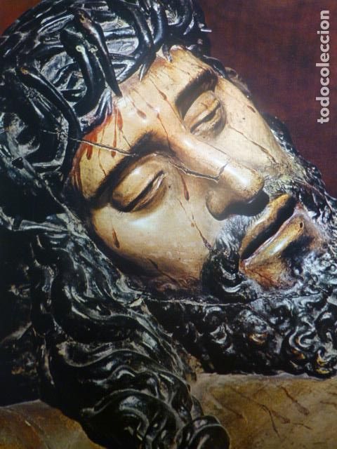 Colecionismo: VALLADOLID SEMANA SANTA CRISTO ANTIGUA LAMINA HUECOGRABADO 26 X 31 CMTS