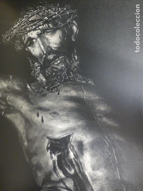 Coleccionismo: VALLADOLID SEMANA SANTA CRISTO ANTIGUA LAMINA HUECOGRABADO 26 X 31 CMTS
