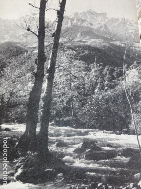 Colecionismo: LIEBANA CANTABRIA EL RIO DEVA ANTIGUA LAMINA HUECOGRABADO