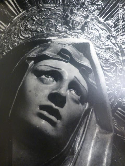 Coleccionismo: VALLADOLID SEMANA SANTA PIEDAD ANTIGUA LAMINA HUECOGRABADO 26 X 31 CMTS