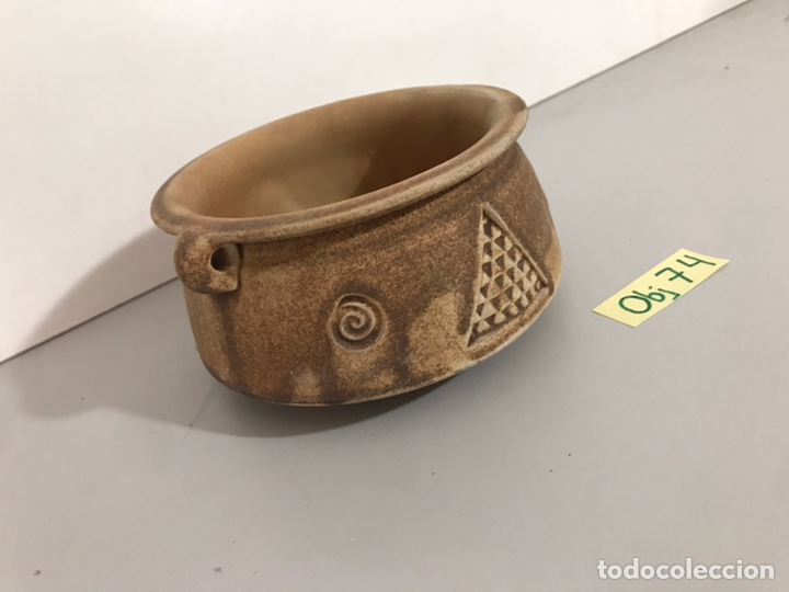 Coleccionismo: RECIPIENTE TIPO ARCILLA - Foto 2