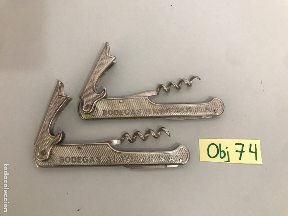 Coleccionismo: LOTE DE SACA CORCHOS CON PROPAGANDA - Foto 1