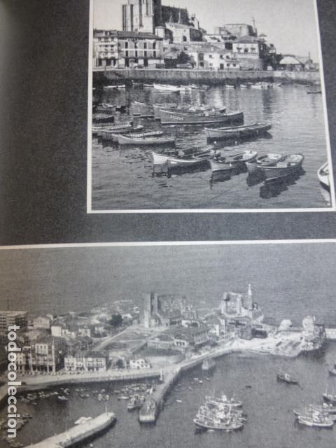 Colecionismo: CASTRO URDIALES CANTABRIA VISTAS ANTIGUA LAMINA HUECOGRABADO