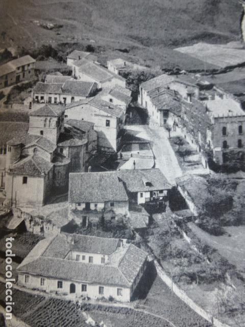 Collezionismo: SANTILLANA DEL MAR CANTABRIA VISTA AEREA ANTIGUA LAMINA HUECOGRABADO