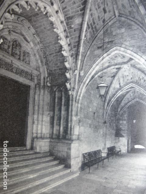 Collezionismo: SANTANDER CANTABRIA PORTADA DE LA CATEDRAL ANTIGUA LAMINA HUECOGRABADO