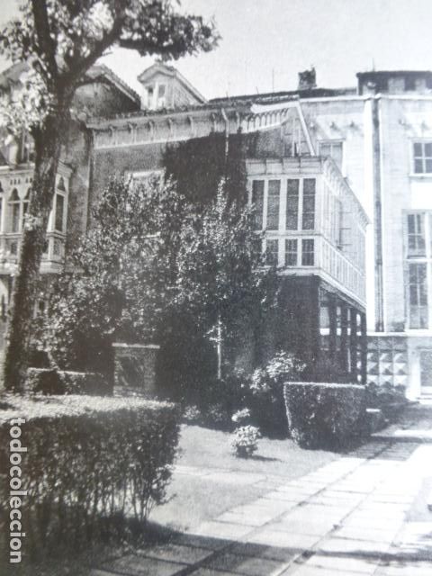 Colecionismo: SANTANDER CANTABRIA CASA MUSEO DE MENENDEZ PELAYO ANTIGUA LAMINA HUECOGRABADO