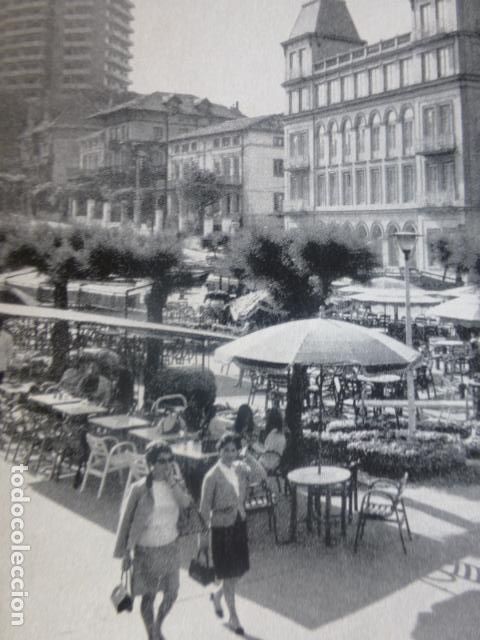 Collezionismo: SANTANDER CANTABRIA PLAZA DE ITALIA ANTIGUA LAMINA HUECOGRABADO