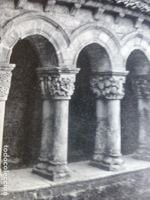 Collezionismo: SANTILLANA DEL MAR CANTABRIA CLAUSTRO ANTIGUA LAMINA HUECOGRABADO