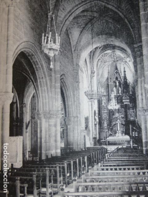 Colecionismo: SANTO&Ntilde;A CANTABRIA INTERIOR DE LA IGLESIA ANTIGUA LAMINA HUECOGRABADO