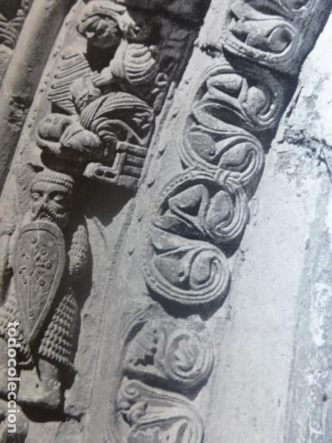 Coleccionismo: LIEBANA CANTABRIA SANTA MARIA LA REAL DE PIASCA ANTIGUA LAMINA HUECOGRABADO