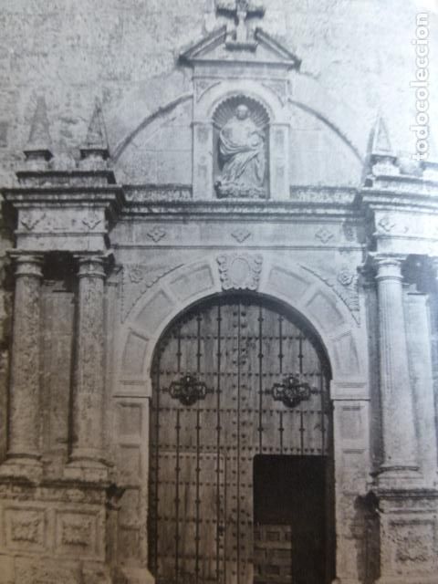 Coleccionismo: LA RODA ALBACETE IGLESIA PARROQUIAL ANTIGUA LAMINA HUECOGRABADO