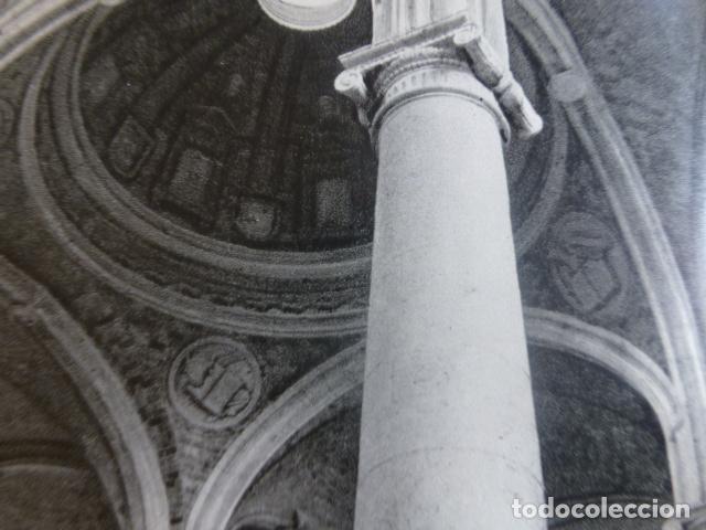 Colecionismo: LA RODA ALBACETE INTERIOR DE LA IGLESIA ANTIGUA LAMINA HUECOGRABADO