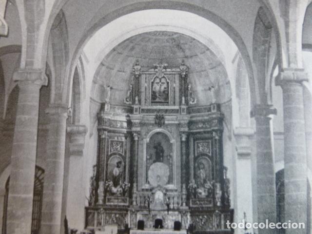 Coleccionismo: TARAZONA DE LA MANCHA ALBACETE INTERIOR DE LA IGLESIA ANTIGUA LAMINA HUECOGRABADO