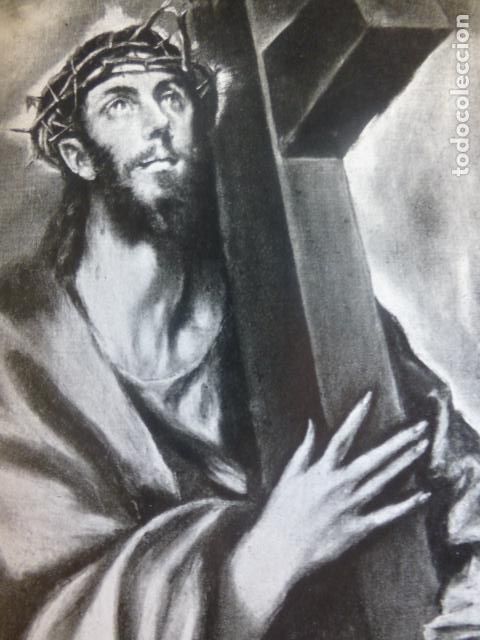 Collezionismo: EL BONILLO ALBACETE CUADRO DE EL GRECO ANTIGUA LAMINA HUECOGRABADO