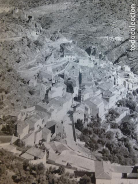Coleccionismo: AYNA ALBACETE VISTA PANORAMICA ANTIGUA LAMINA HUECOGRABADO