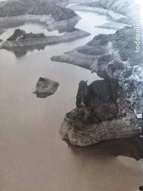 Collezionismo: YESTE ALBACETE PANTANO DE LA FUENSANTA ANTIGUA LAMINA HUECOGRABADO