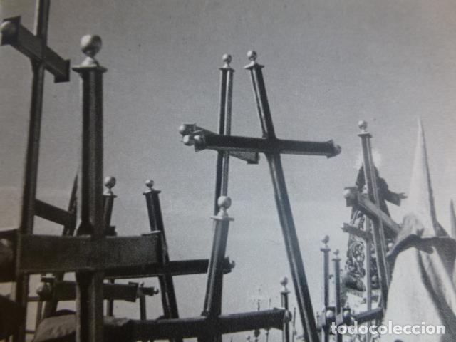 Collezionismo: HELLIN ALBACETE SEMANA SANTA DETALLE ANTIGUA LAMINA HUECOGRABADO