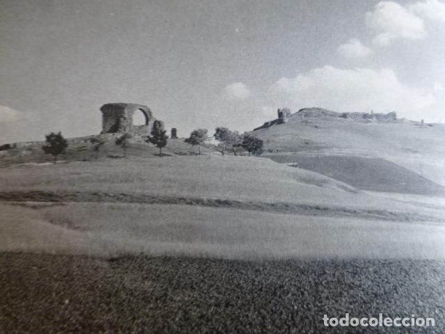 Coleccionismo: ALCARAZ ALBACETE RUINAS DEL CASTILLO Y ACUEDUCTO ANTIGUA LAMINA HUECOGRABADO