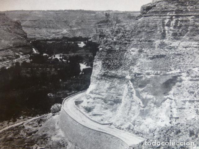 Colecionismo: RIO JUCAR ALBACETE VISTA ANTIGUA LAMINA HUECOGRABADO