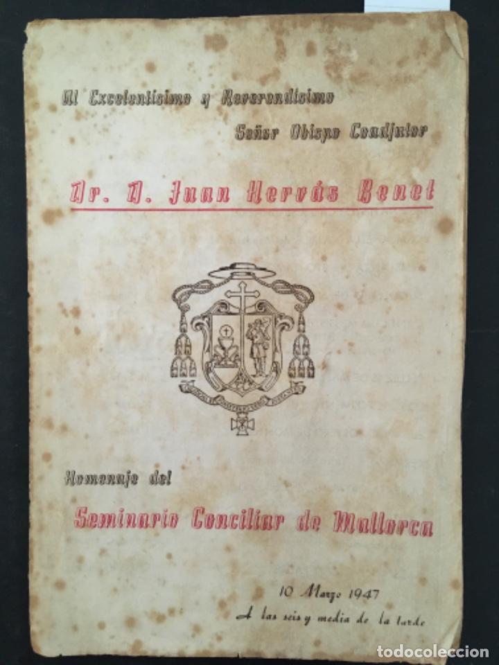 Coleccionismo: ACTO LITERARIO MUSICAL, EL PINO DE FORMENTOR, LO PI, COSTA Y LLOBERA