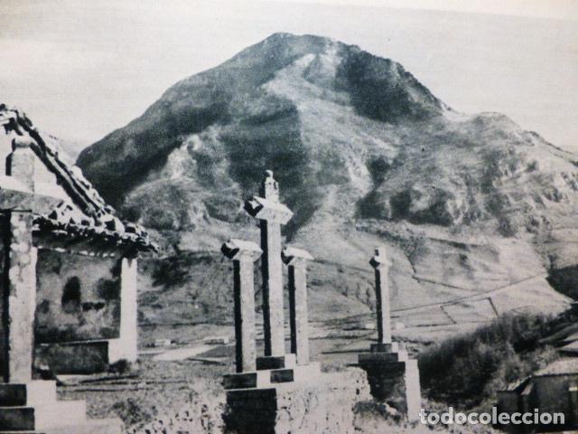 Coleccionismo: ABALCISQUETA GUIPUZCOA MONTE LARRUNARRI ANTIGUA LAMINA HUECOGRABADO
