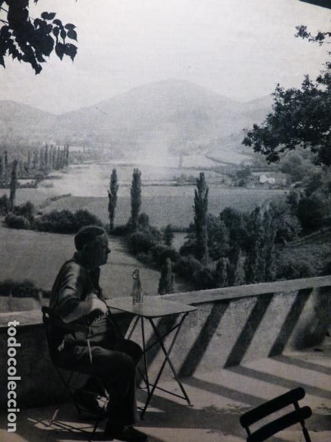 Coleccionismo: PAIS VASCO PAISAJE ANTIGUA LAMINA HUECOGRABADO
