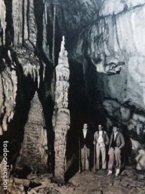 Coleccionismo: GORBEA ALAVA CUEVA DE MAIRUELEGORRETA ANTIGUA LAMINA HUECOGRABADO