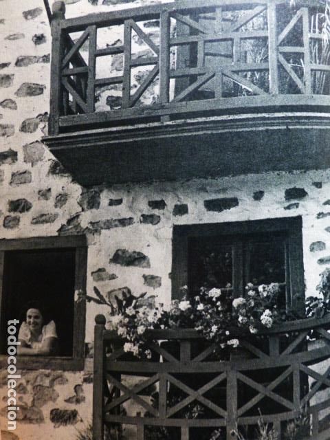 Coleccionismo: VILLARREAL ALAVA VIVIENDA ANTIGUA LAMINA HUECOGRABADO