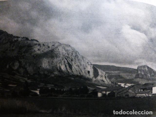 Coleccionismo: HUARTE ARAQUIL NAVARRA VISTA ANTIGUA LAMINA HUECOGRABADO
