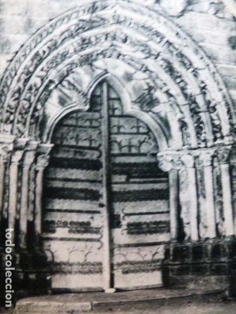Colecionismo: GALDACANO VIZACAYA PORTADA ROMANICA ANTIGUA LAMINA HUECOGRABADO