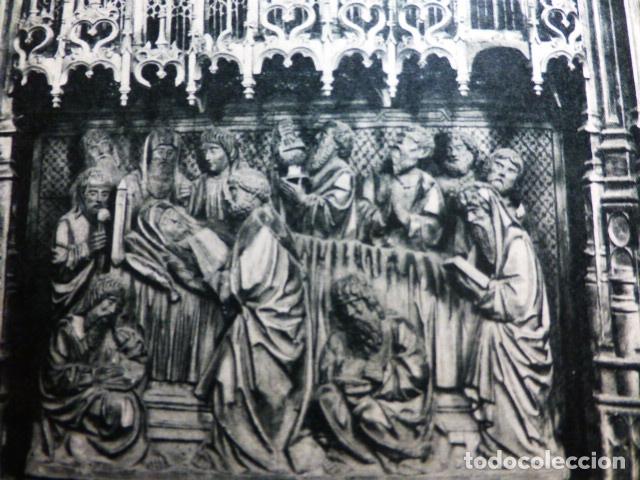 Coleccionismo: LEQUEITIO VIZCAYA RETABLO ANTIGUA LAMINA HUECOGRABADO