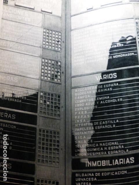 Colecionismo: BILBAO BOLSA ANTIGUA LAMINA HUECOGRABADO