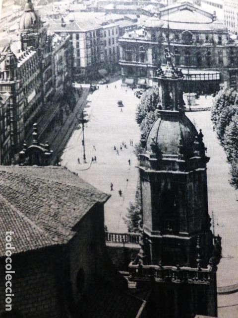 Coleccionismo: BILBAO EL ARENAL ANTIGUA LAMINA HUECOGRABADO