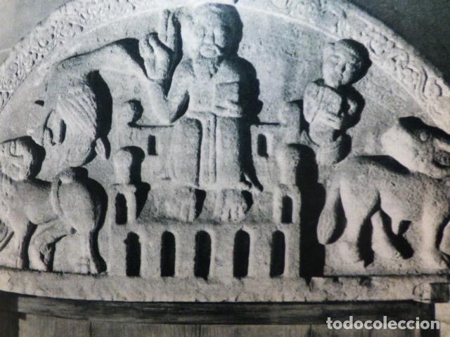 Colecionismo: BILBAO TIMPANO ROMANICO SANTURCE MUSEO ARQUEOLOGICO ANTIGUA LAMINA HUECOGRABADO