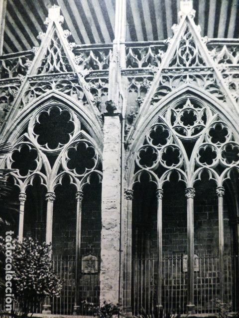 Colecionismo: PAMPLONA CLAUSTRO CATEDRAL ANTIGUA LAMINA HUECOGRABADO