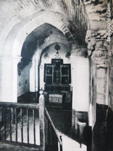 Coleccionismo: OLONIZ NAVARRA ERMITA DE SAN PEDRO NAVARRA IGLESIA ANTIGUA LAMINA HUECOGRABADO
