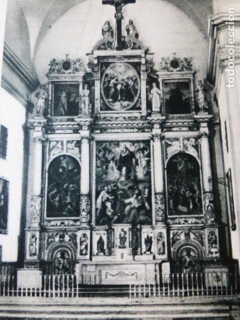Colecionismo: TAFALLA NAVARRA RETABLO ANTIGUA LAMINA HUECOGRABADO