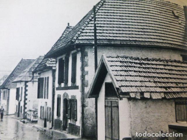Coleccionismo: BURGUETE NAVARRA DETALLE URBANO ANTIGUA LAMINA HUECOGRABADO