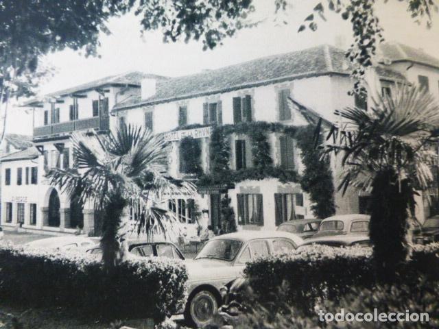 Collezionismo: ASCAIN PAIS VASCO FRANCES HOTEL ANTIGUA LAMINA HUECOGRABADO
