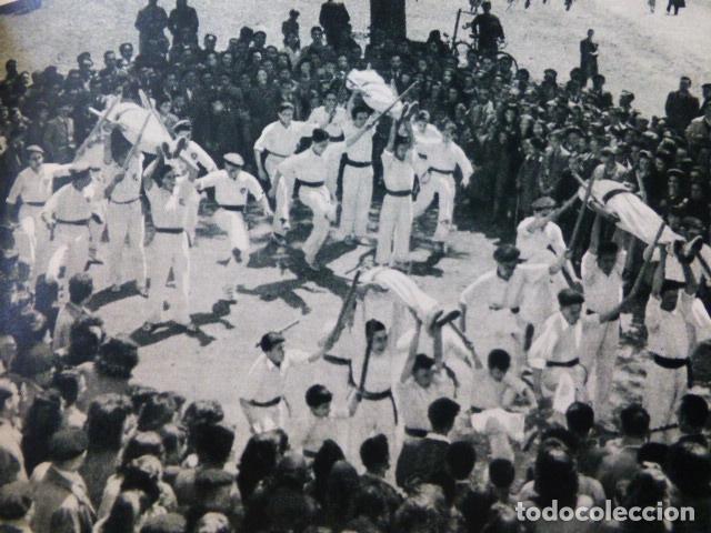 Collectionnisme: ARMENTIA ALAVA FIESTA TIPICA ANTIGUA LAMINA HUECOGRABADO