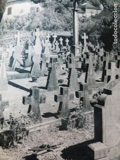 Collezionismo: PAIS VASCO CEMENTERIO VASCO ANTIGUA LAMINA HUECOGRABADO