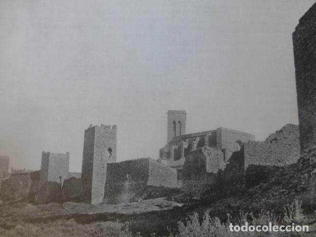 Collectionnisme: ARTAJONA NAVARRA CASTILLO ANTIGUA LAMINA HUECOGRABADO A&Ntilde;OS 40