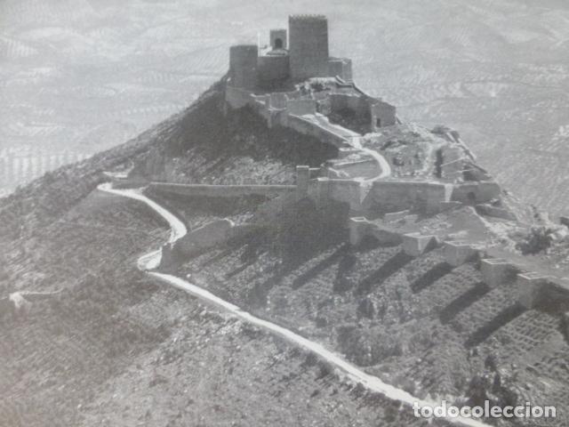 Colecionismo: JAEN CASTILLO DE SANTA CATALINA ANTIGUA LAMINA HUECOGRABADO A&Ntilde;OS 40