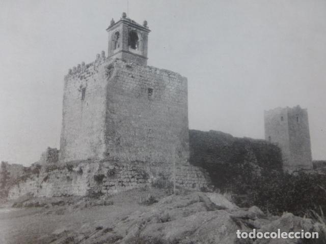 Collectionnisme: ANTEQUERA MALAGA CASTILLO ANTIGUA LAMINA HUECOGRABADO A&Ntilde;OS 40