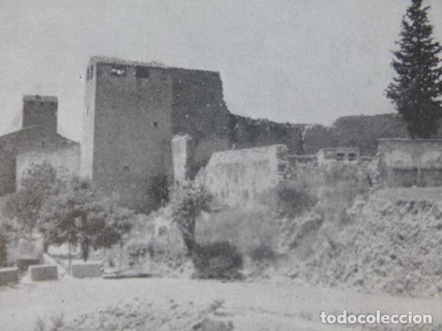 Colecionismo: AINSA HUESCA CASTILLO ANTIGUA LAMINA HUECOGRABADO A&Ntilde;OS 40