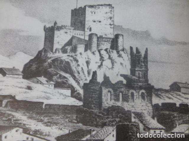 Colecionismo: SEGURA TERUEL CASTILLO ANTIGUA LAMINA HUECOGRABADO A&Ntilde;OS 40